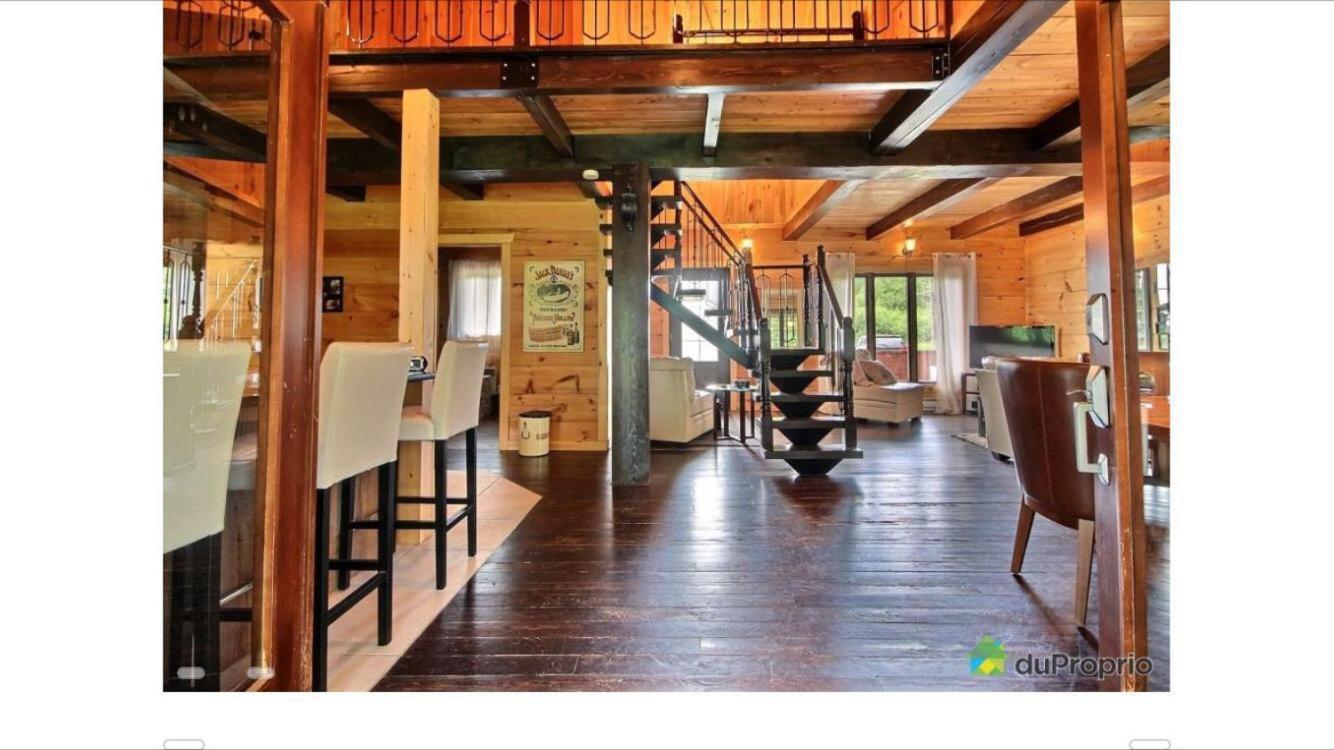 Chalet Diel Herouxville Esterno foto